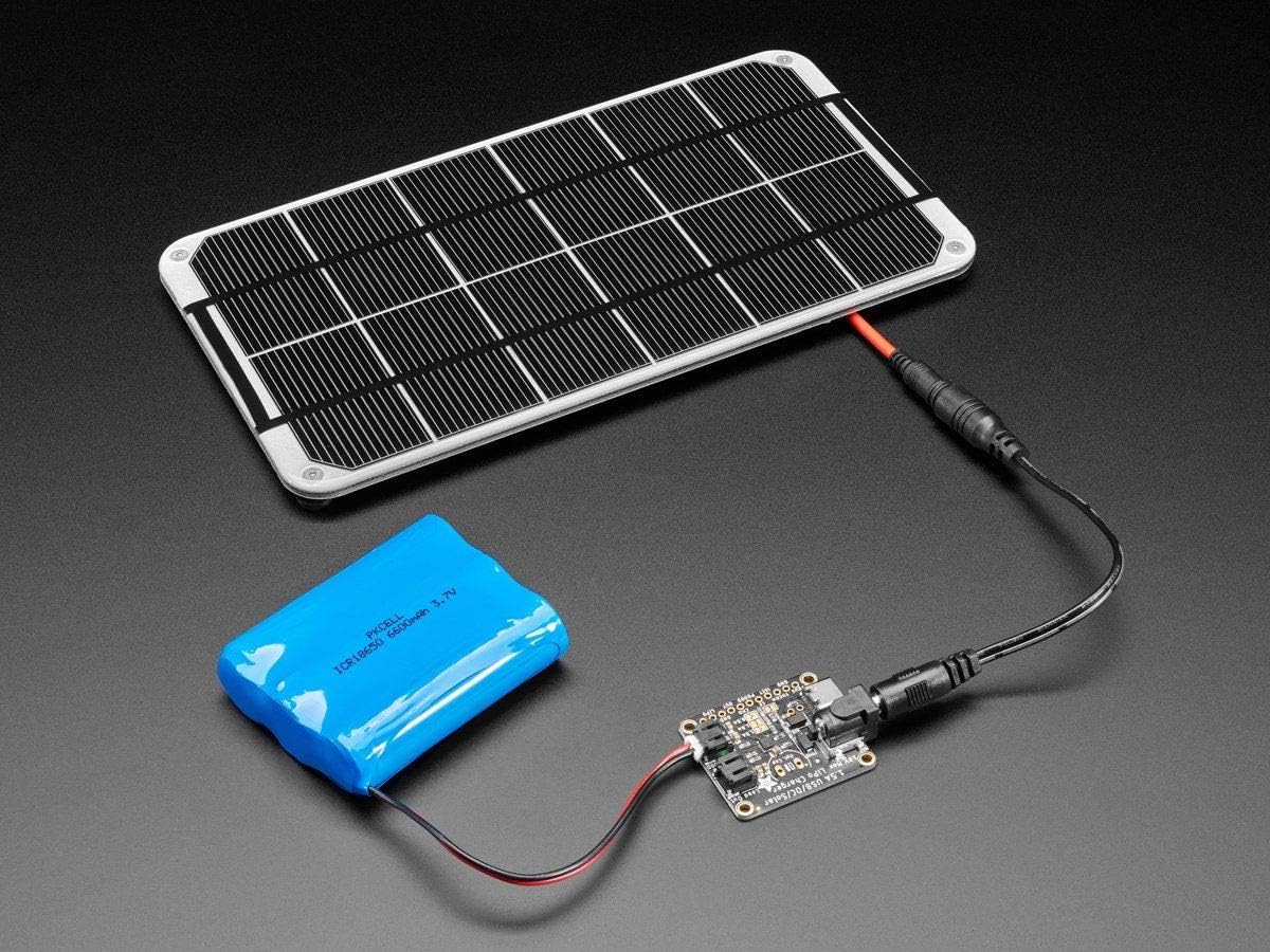 Universal USB/DC/Solar Ladegerät für Lithium-Batterien