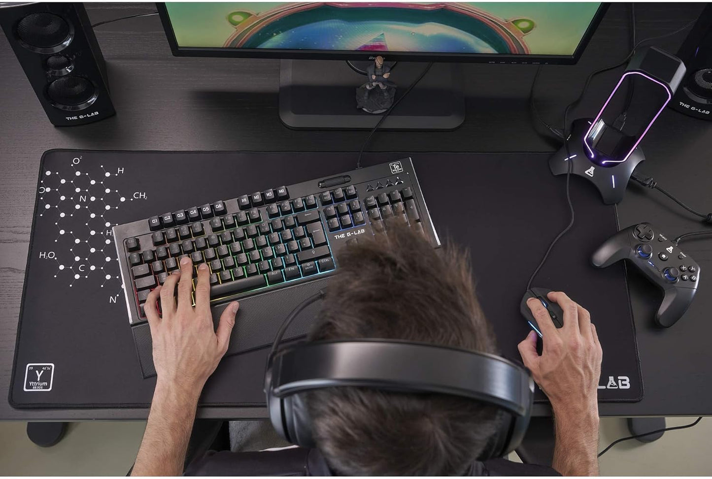 K-Stand Radon Gaming-Kopfhörerständer, Single