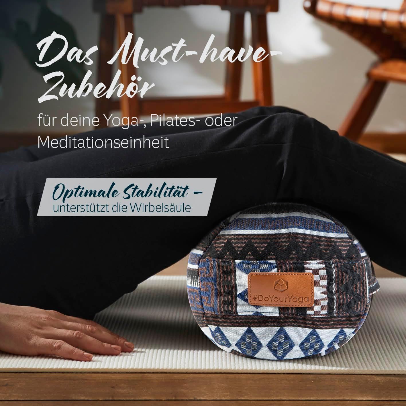 Yogabolster mit Bio-Füllung, Dinkelspelz Style 11