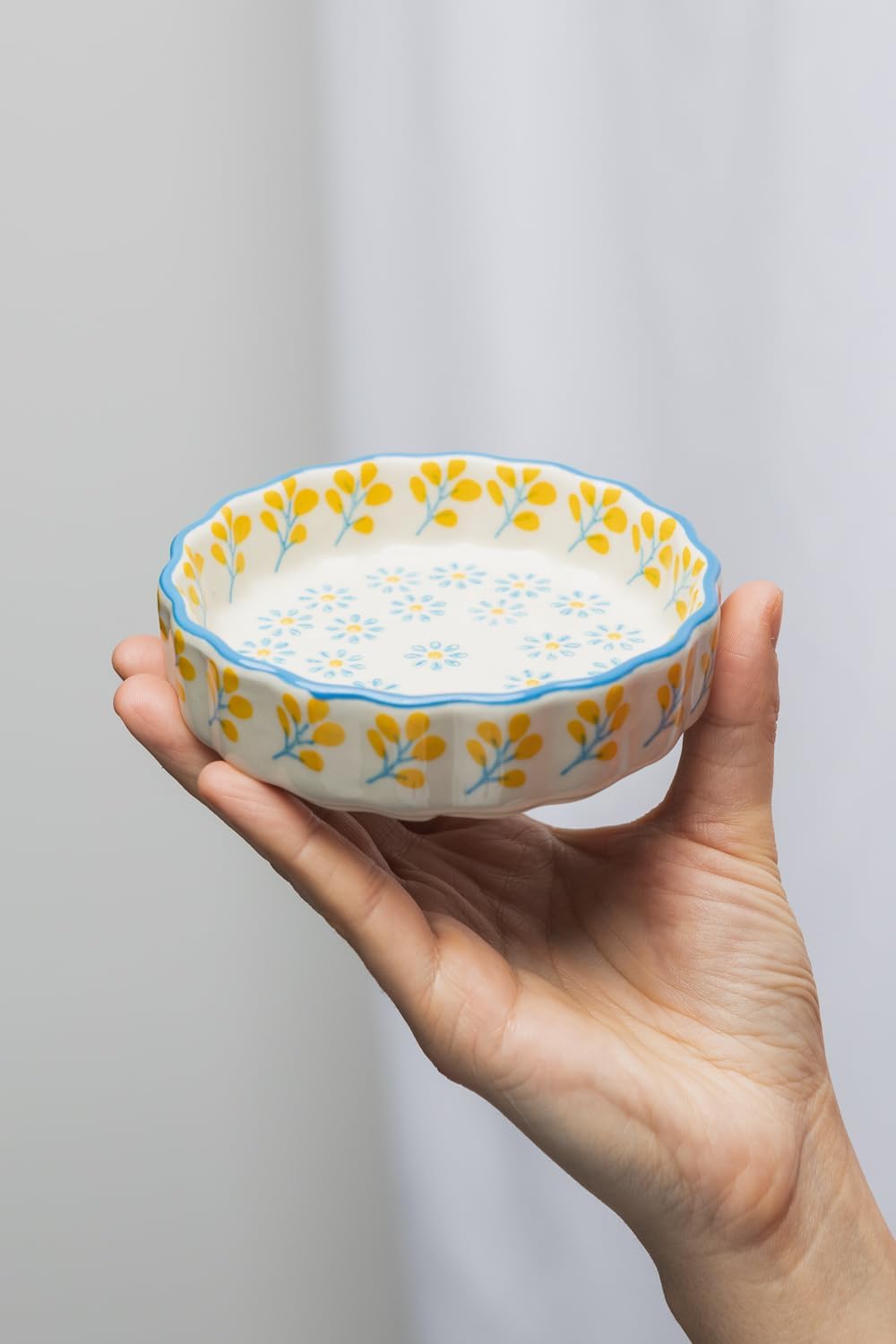 6er-Set Tarteletteform, 6er-set/Blau-gelb Ø11 x 3 cm