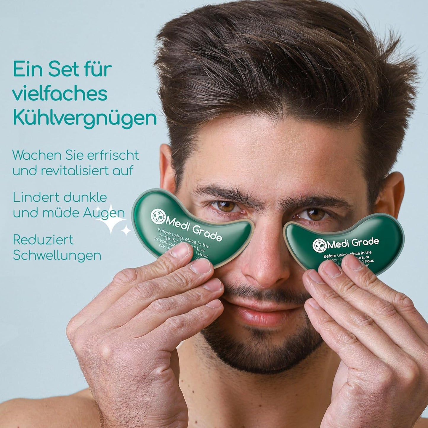 Kühlmaske Gesicht & Augenpads