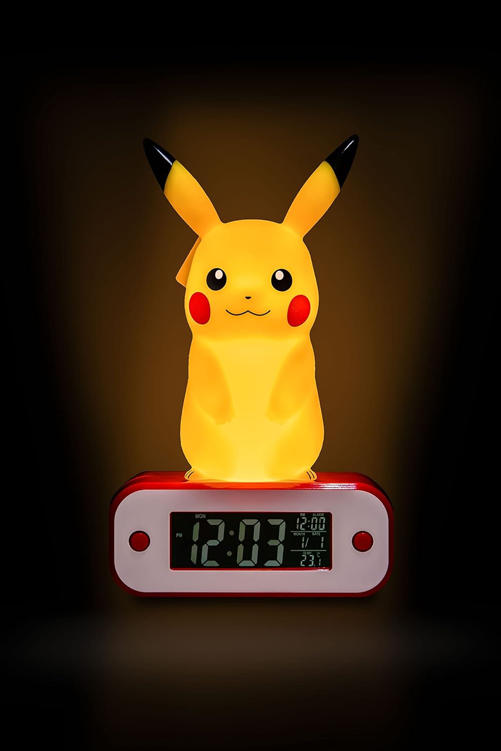 Pikachu Licht-Wecker mit LED-Anzeige