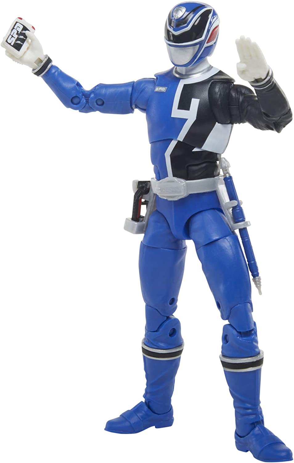 Power Rangers Lightning Collection S.P.D. B-Squad Blauer Ranger Vs A-Squad Blauer Ranger, Spielfigur