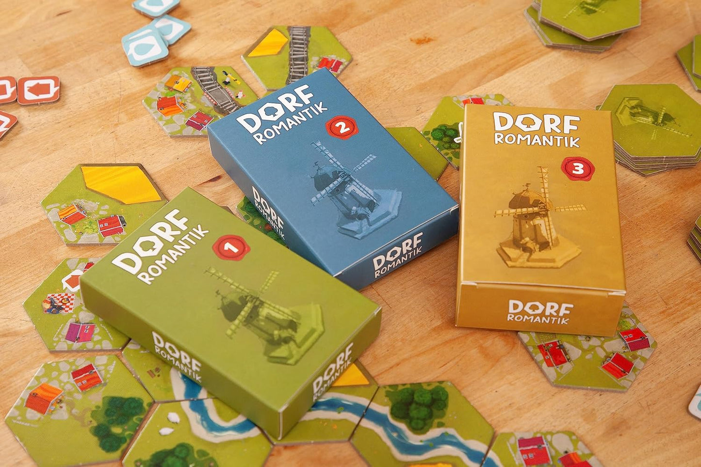 Dorfromantik Brettspiel, Pegasus Spiele 51240G Single