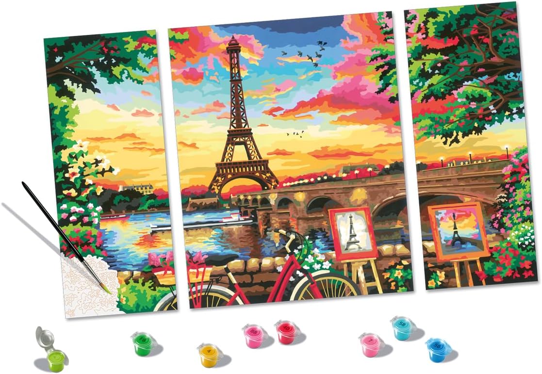 CreArt Paris Reflections Malen nach Zahlen, Neue Version
