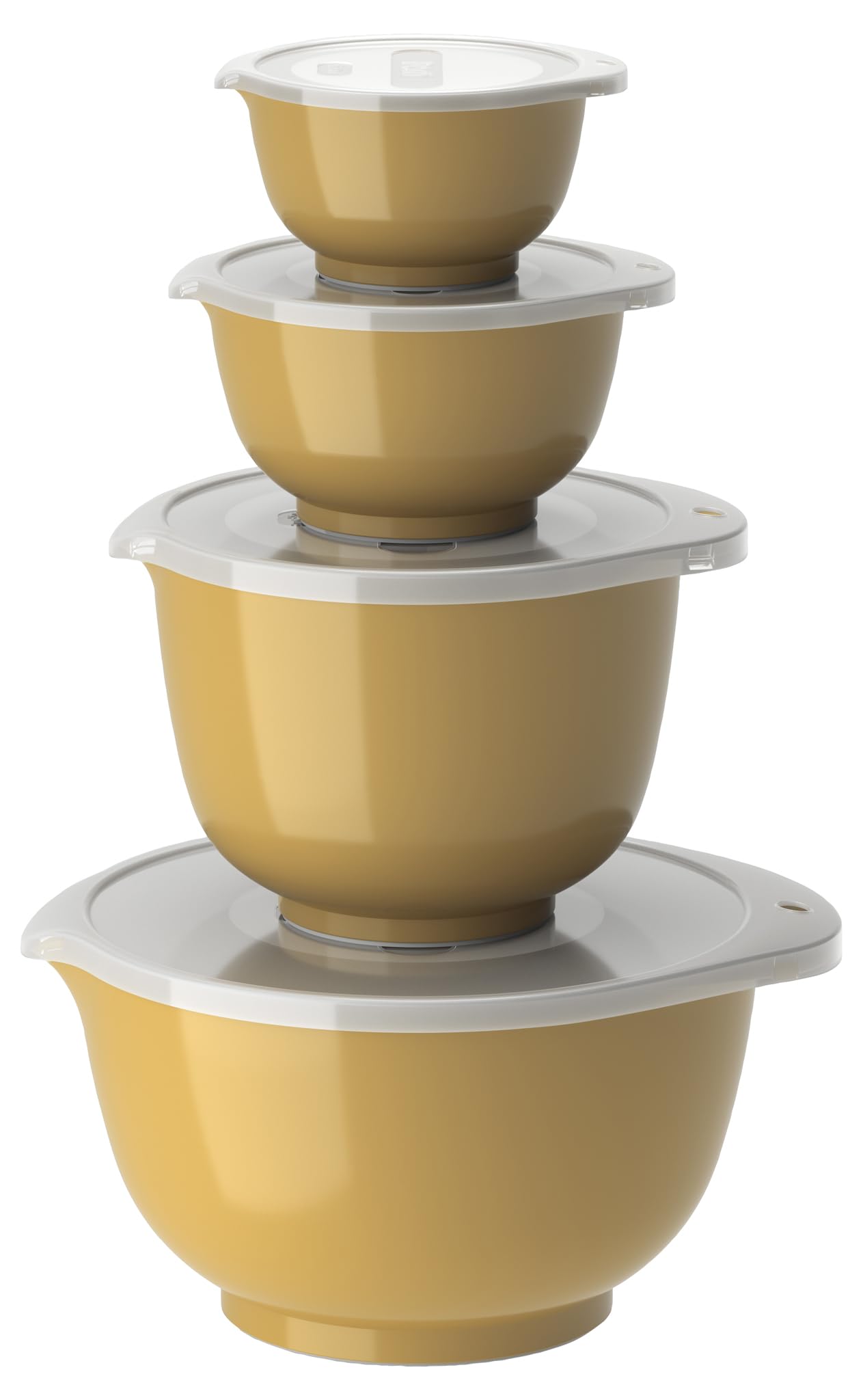 8-teiliges Margrethe Rührschüssel-Set, 0,25 liter Curry