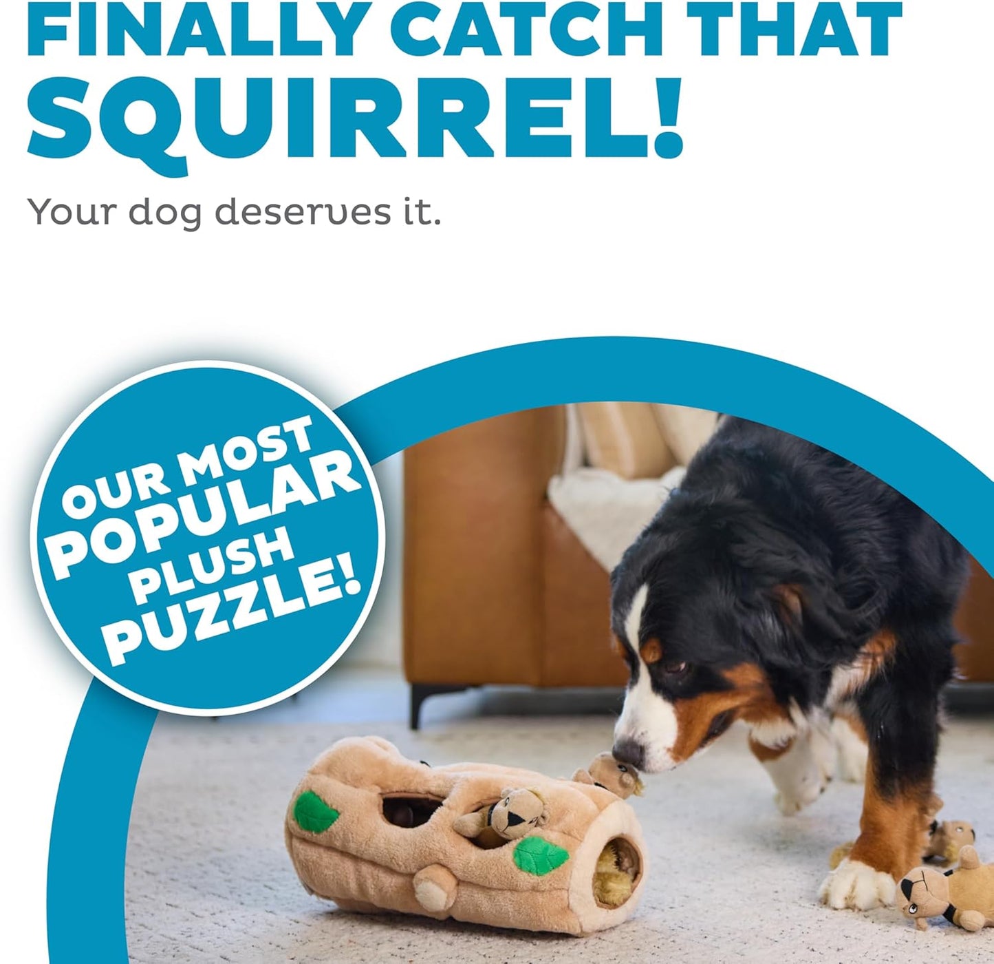 Hunde-Versteckspiel Hide A Squirrel, XL (1er Pack)