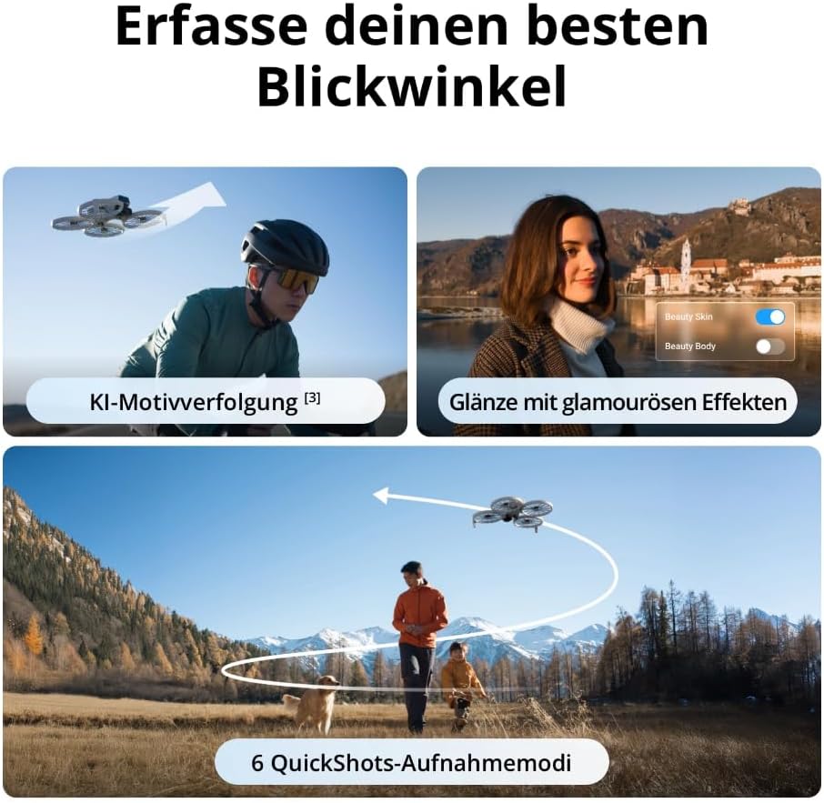 Flip Fly More Combo RC 2 Drohne mit Kamera 4K, DJI Flip Fly More Combo (RC 2)