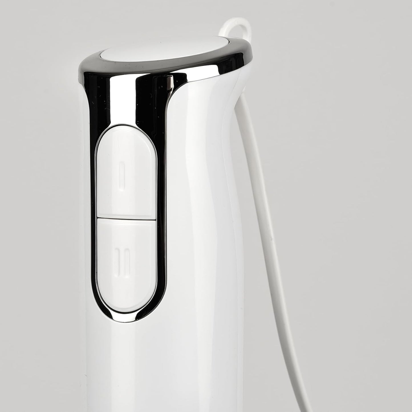 Stabmixer MX04 mit 2 Geschwindigkeitsstufen, Weiss- Edelstahlgrau