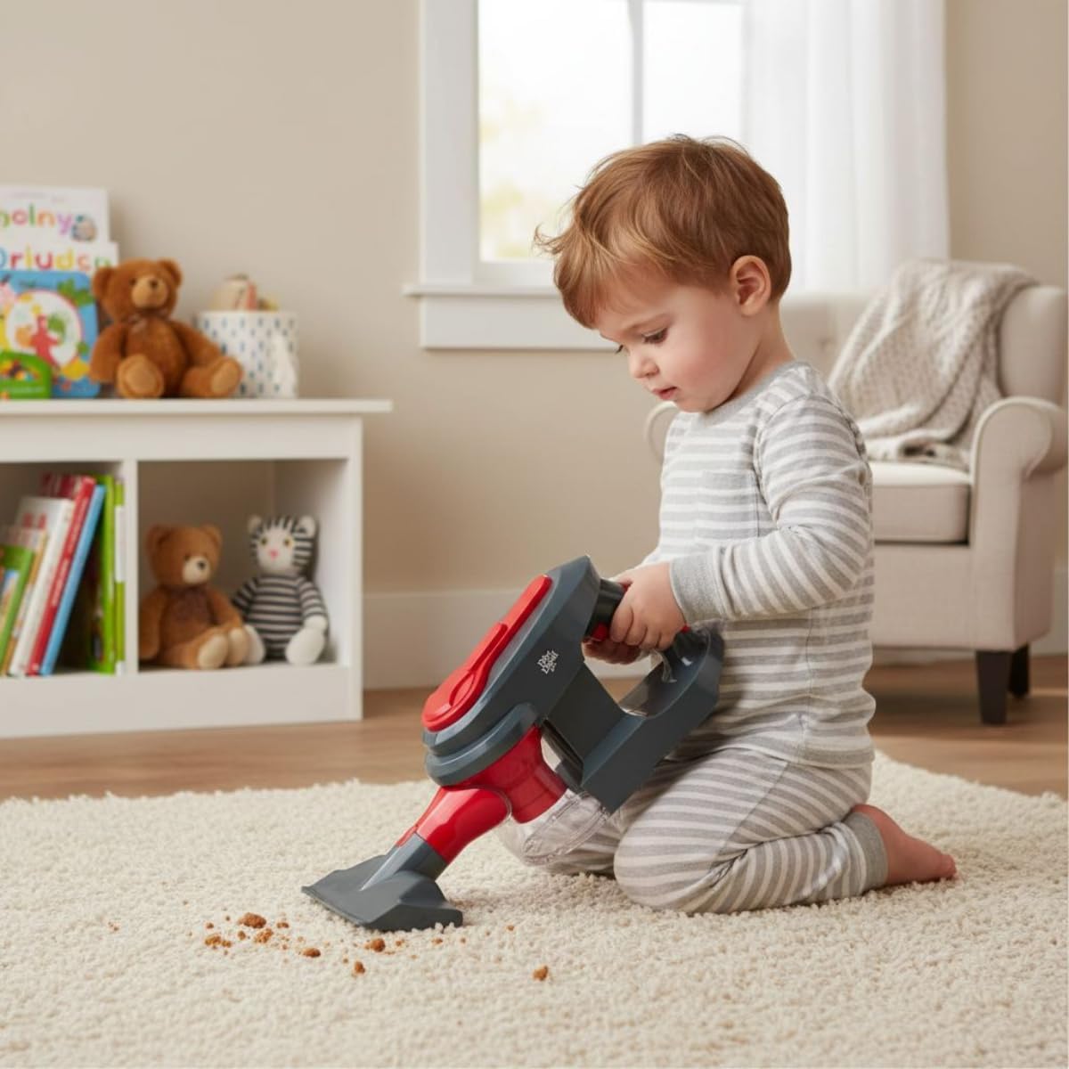 Kinderstaubsauger mit Saugfunktion, Staubsauger 3-in-1