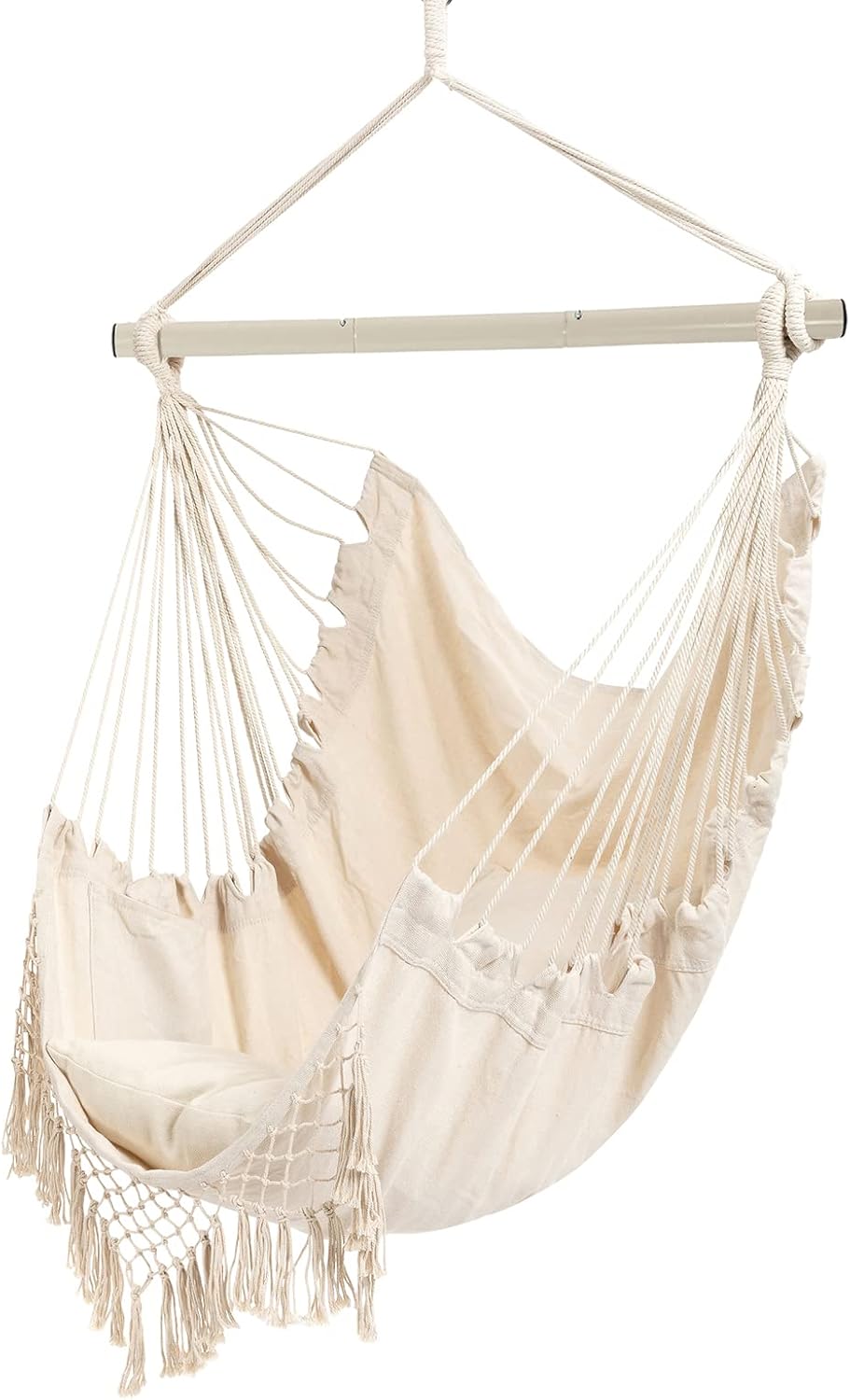 Hängesessel für Indoor und Outdoor, Beige