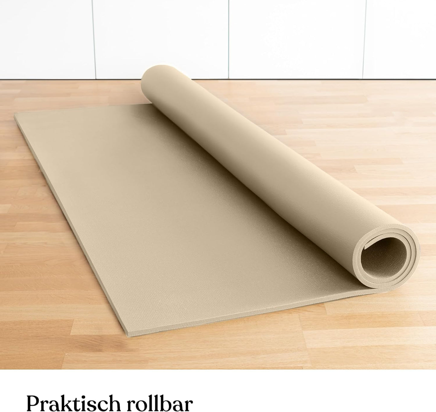 Krabbelmatte PRO Spielmatte Baby (extra dick), Beige 160 x 160 cm