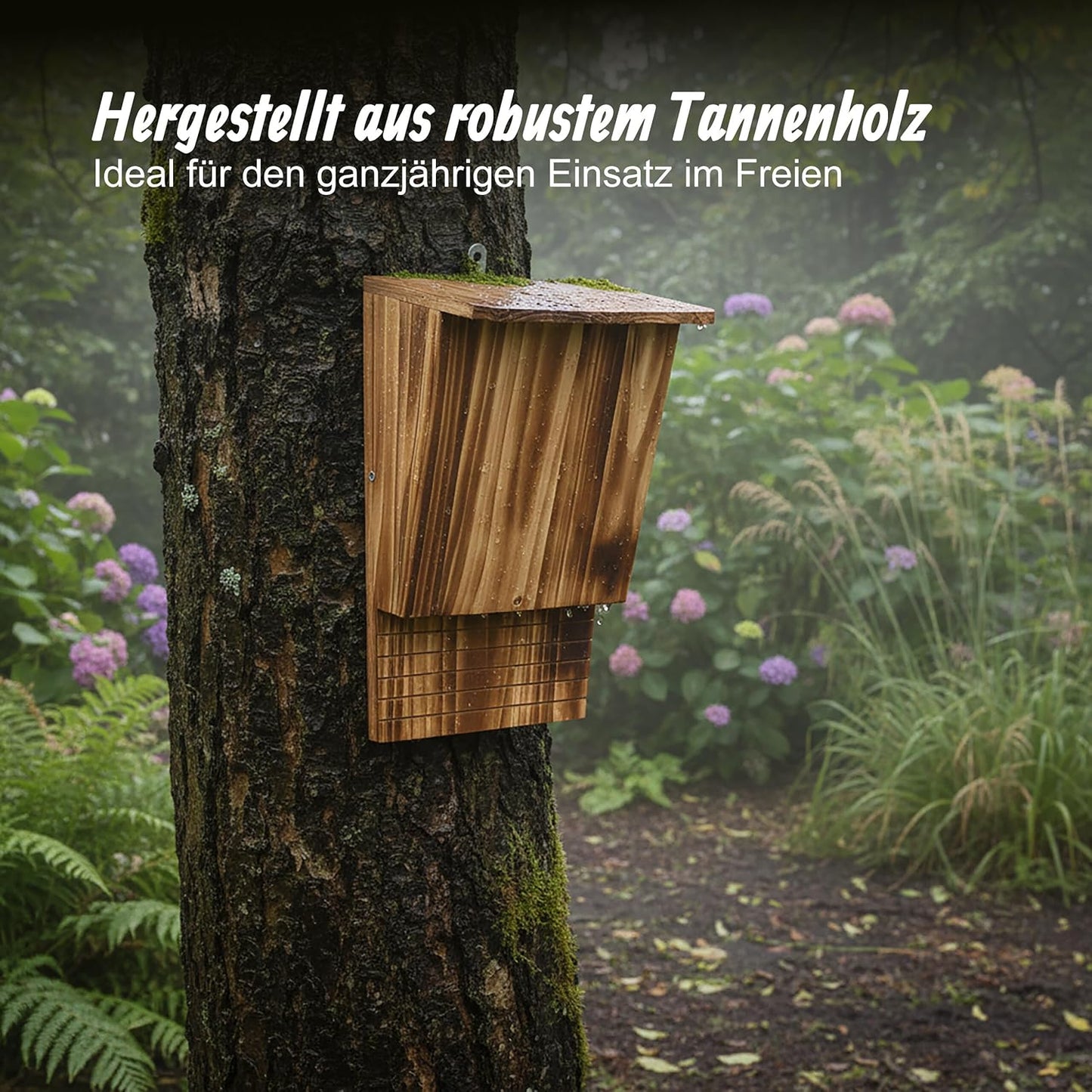 4er-Set Fledermauskasten