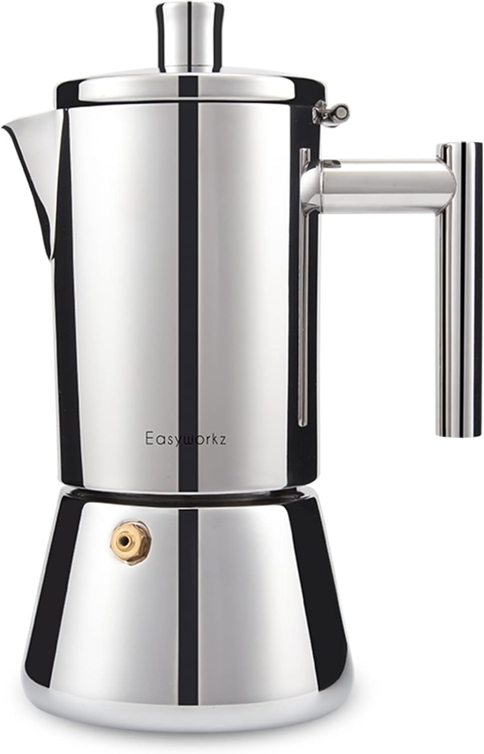 Espressokocher für 4 Tassen, 200ml Silber