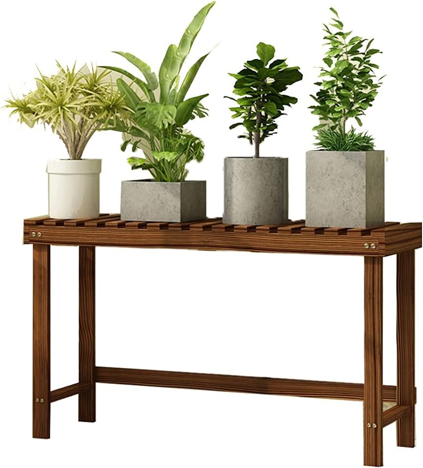 Pflanzenbank, 98x25x45cm Brown