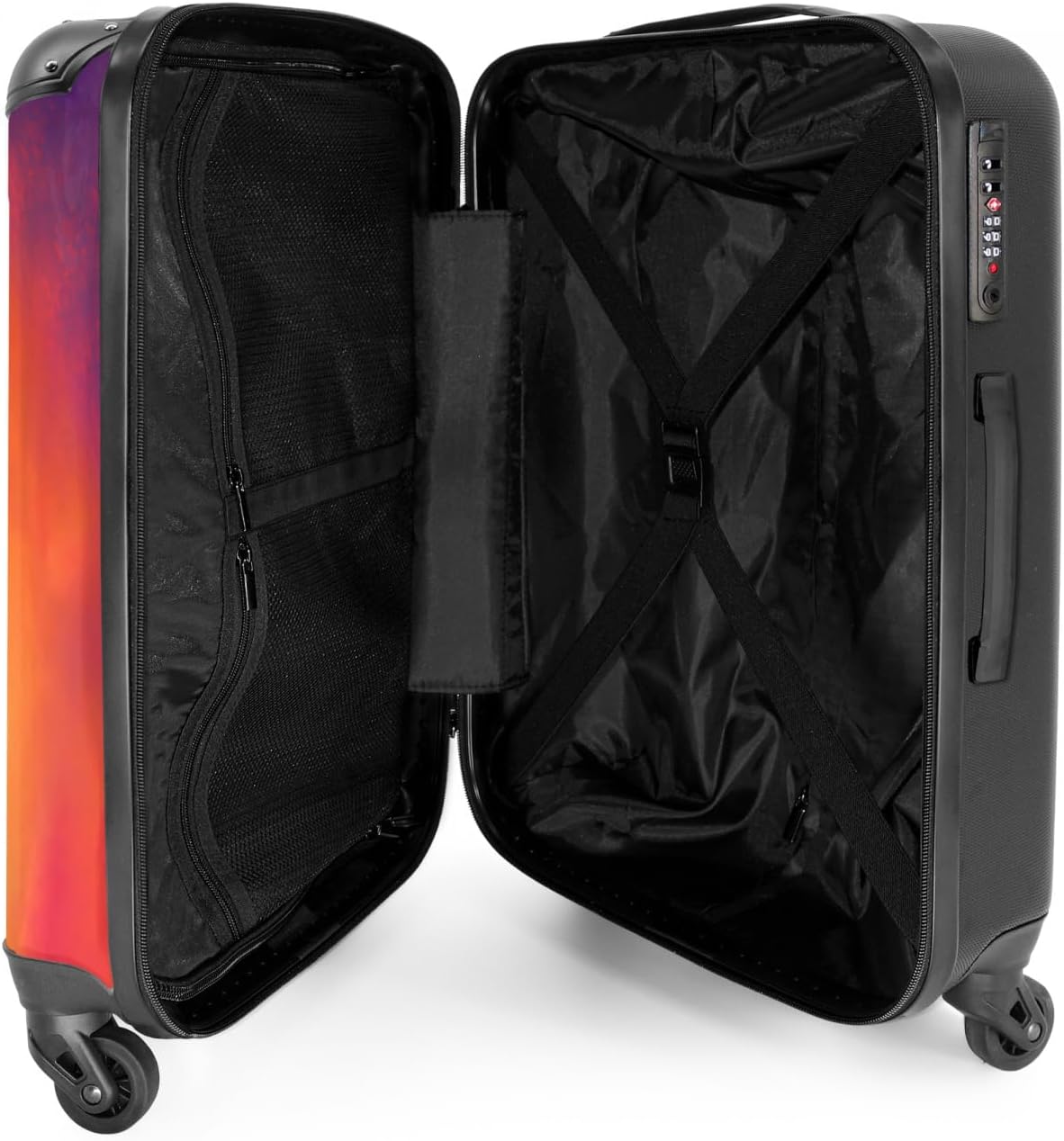 Grosser Rollkoffer mit 4 Rollen (90 Liter)