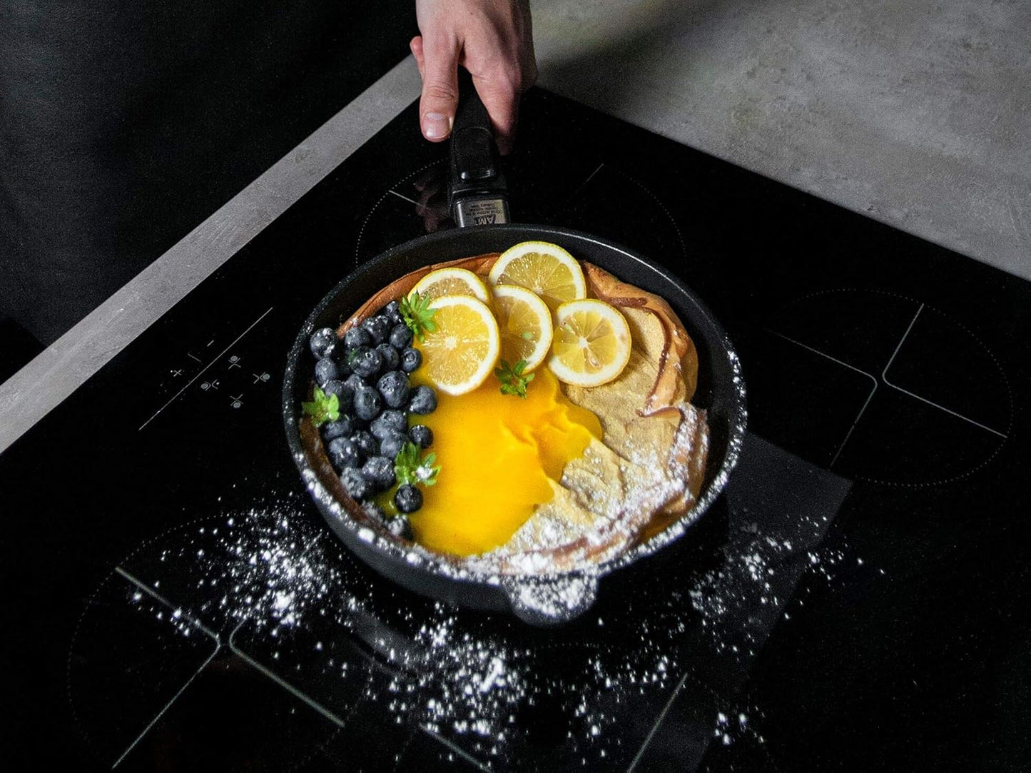 Pfanne mit abnehmbarem Stiel, Ø 24 cm, 5 cm hoch Nicht induktionsgeeignet
