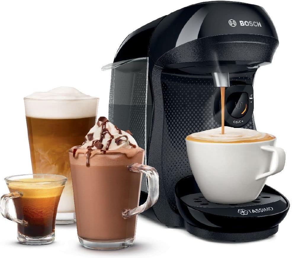 Tassimo Happy TAS1002N Kapselmaschine, Schwarz