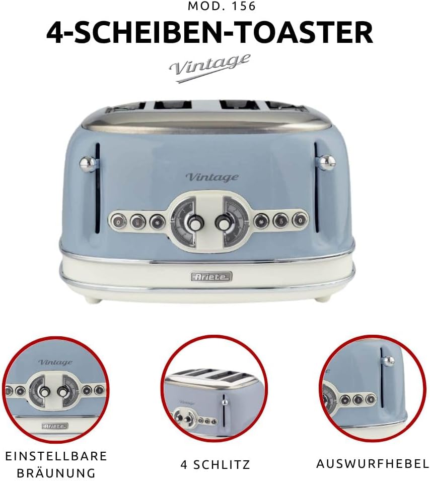 156 Toaster Vintage, Blau