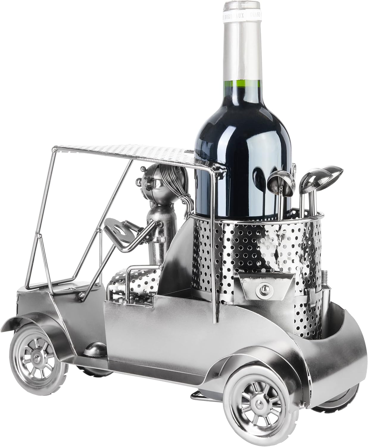 Flaschenhalter Golfspielerin im Golfcart, Golferin
