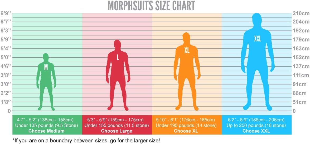 Power-Rangers Morphsuits Kostüm, Blau M