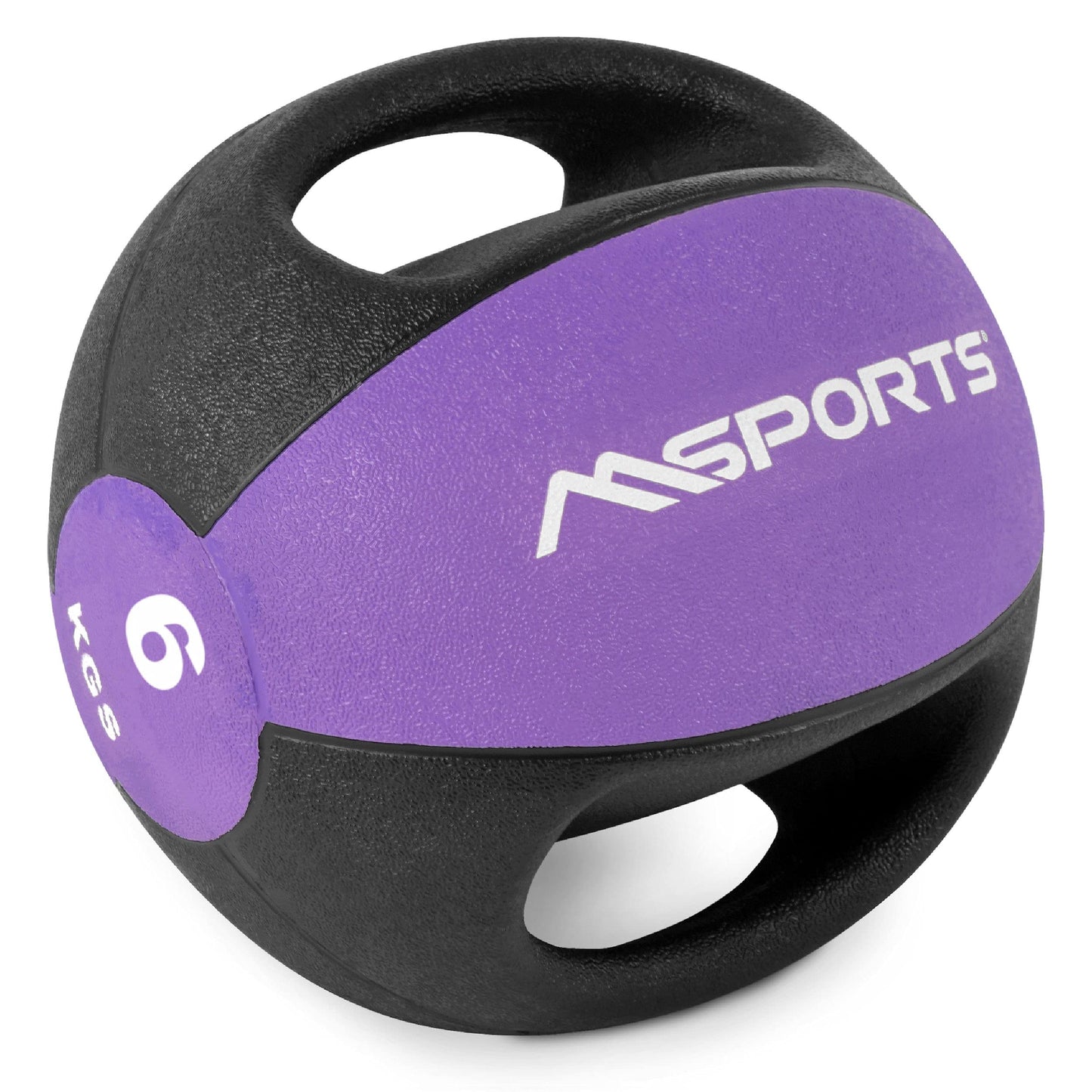 Medizinball mit Griffen, 6 kg, 6 kg - Lila