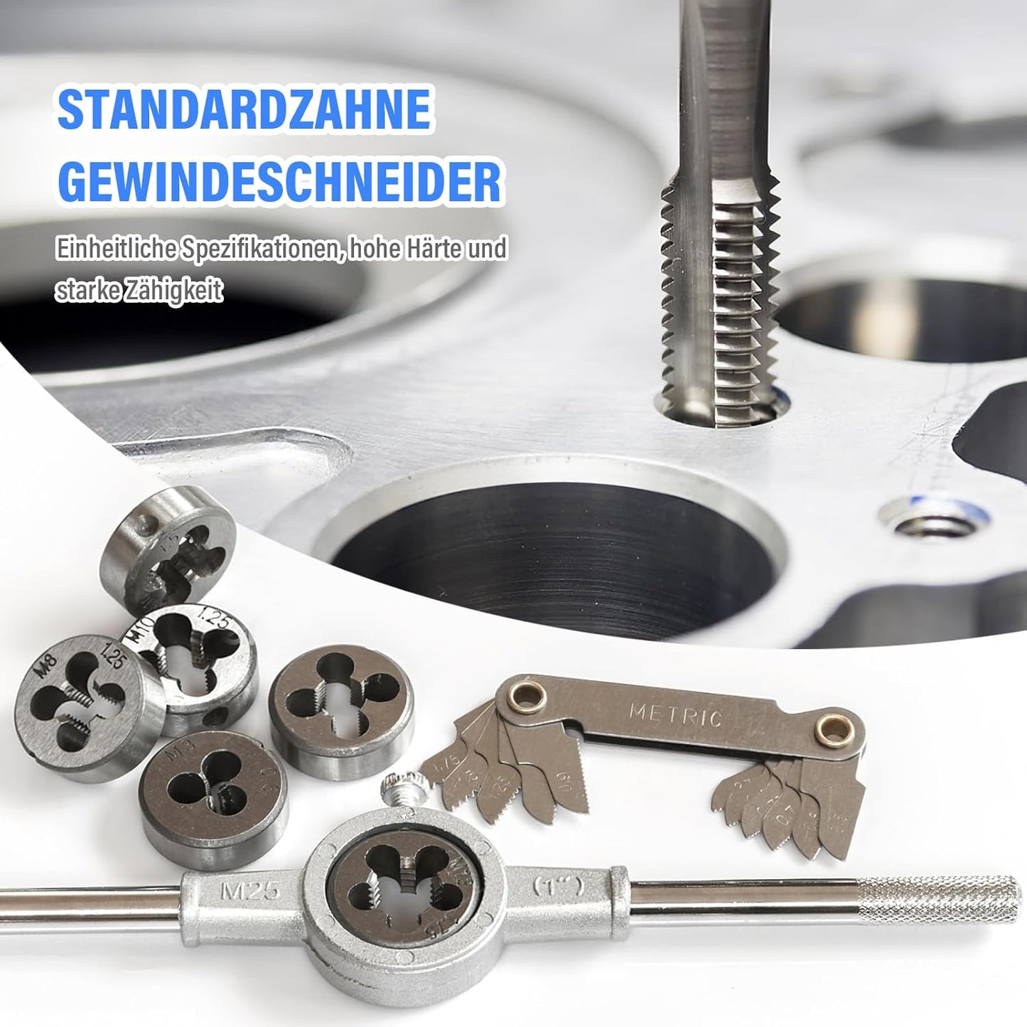 Gewindeschneider-Set M3-M12 (40-teilig)