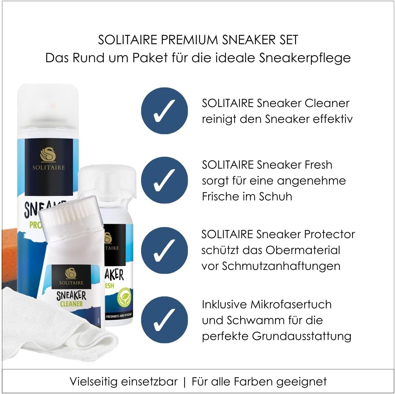 Sneaker Reinigungsset mit Imprägnierspray