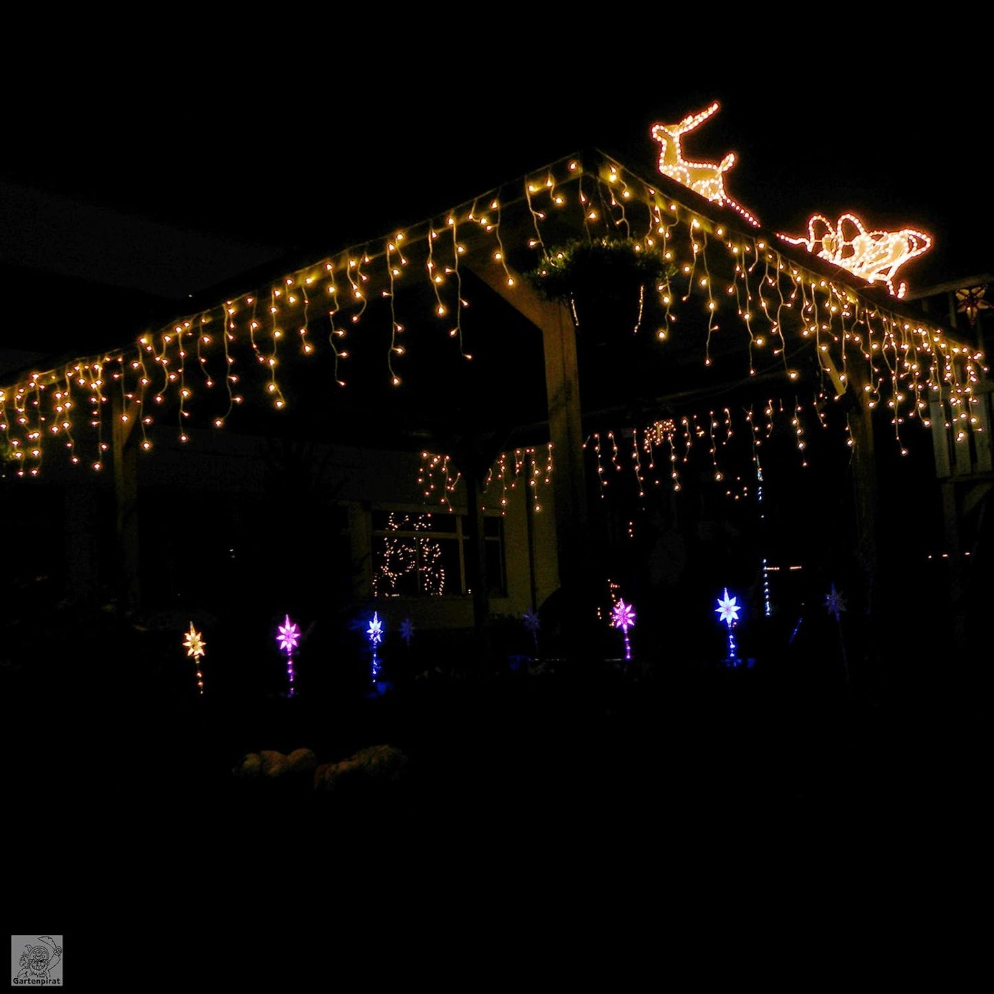 LED-Lichterkette mit Timer-Funktion, 6 m - 240 LED / Warmweiss