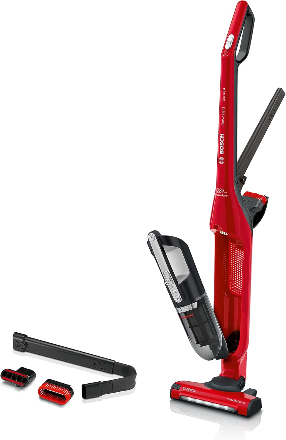 Multifunktions-Besensauger BBH3ZOO28, 28V Rot/Schwarz