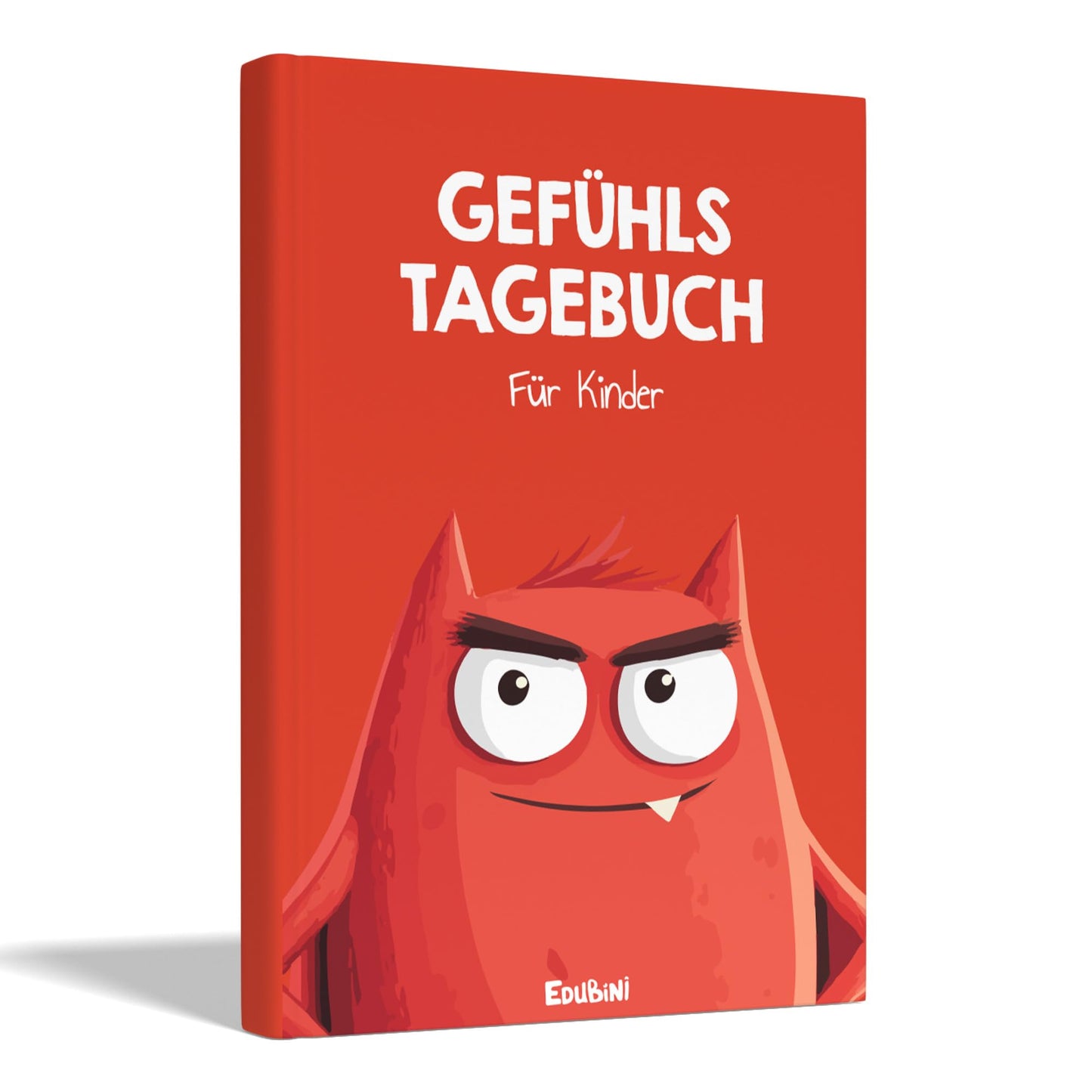 Gefühlstagebuch für Kinder mit Spielen, rot