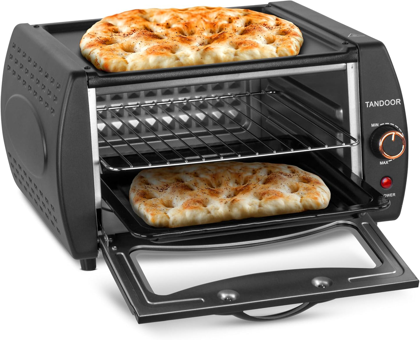 Mini Tandoor/ Minibackofen, 22L, mit Backblech und Grillrost