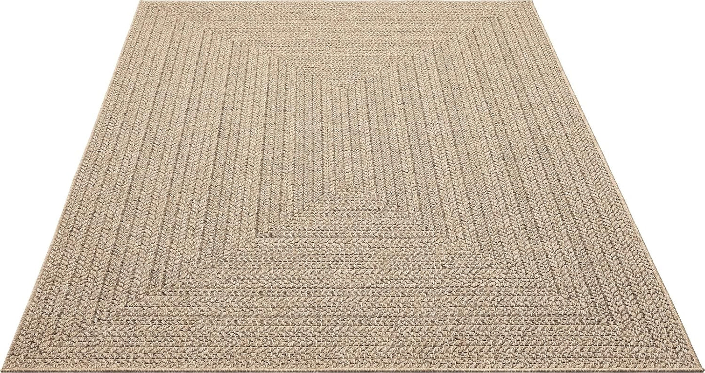In- und Outdoor Teppich im Jute-Look, 80x150 cm, 80 x 150 cm, Natur-2
