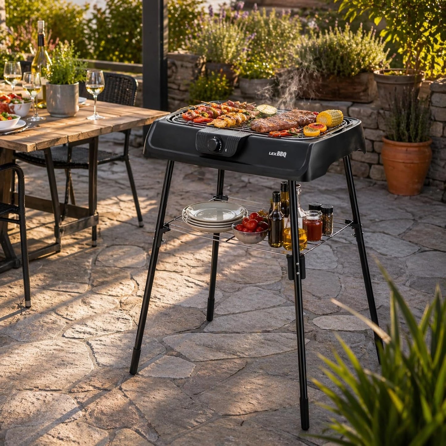 Tisch- und Elektrogrill