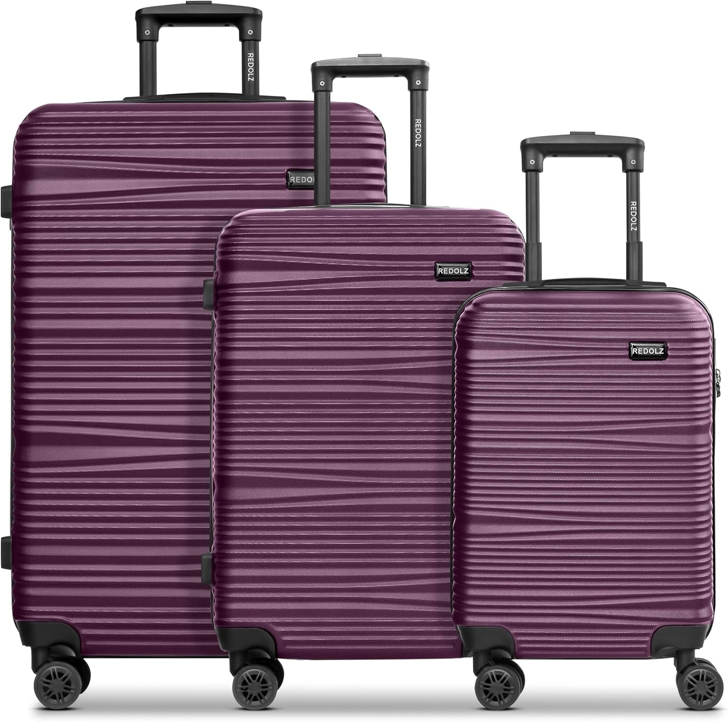 Hartschalen Koffer-Set (3-teilig) mit TSA-Schloss, Burgundy Kofferset (3-teilig)