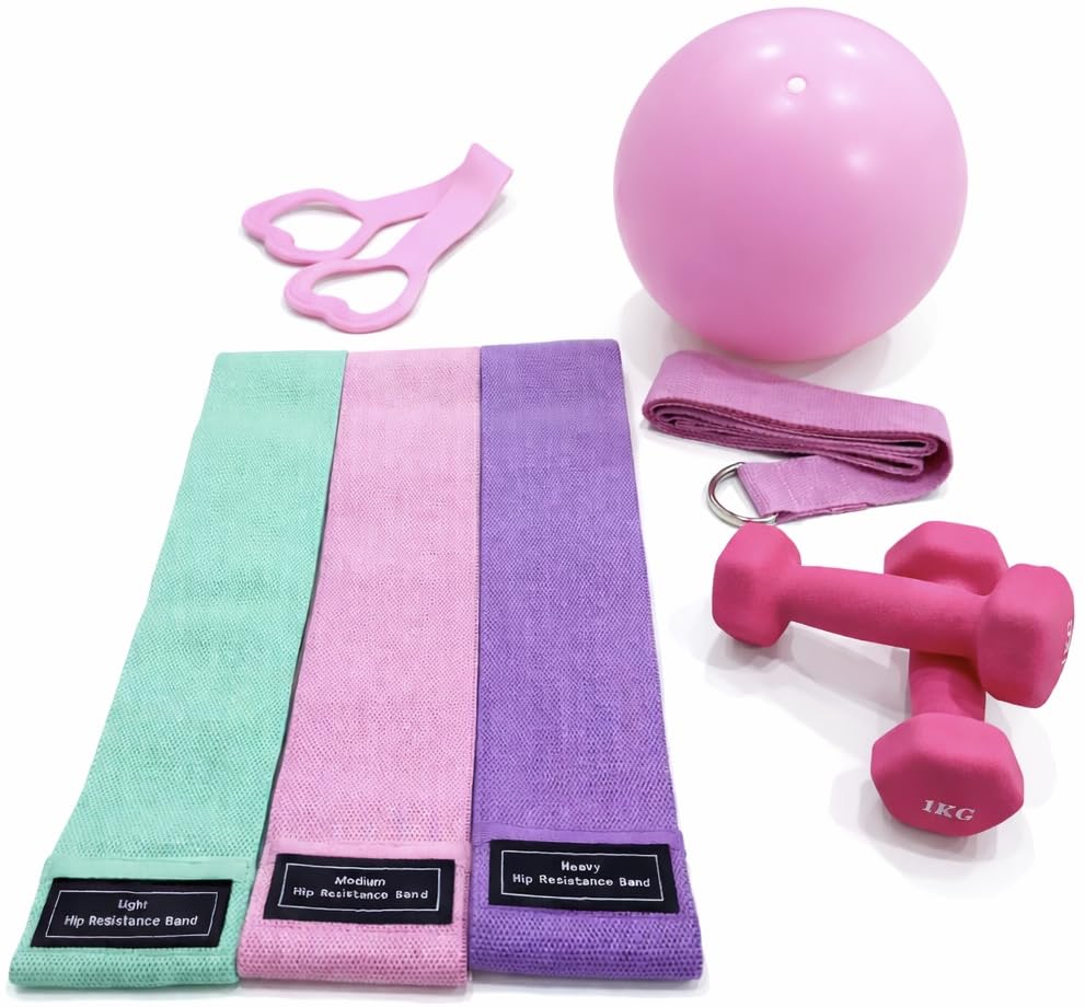 Pilates-Trainingsset, Pink