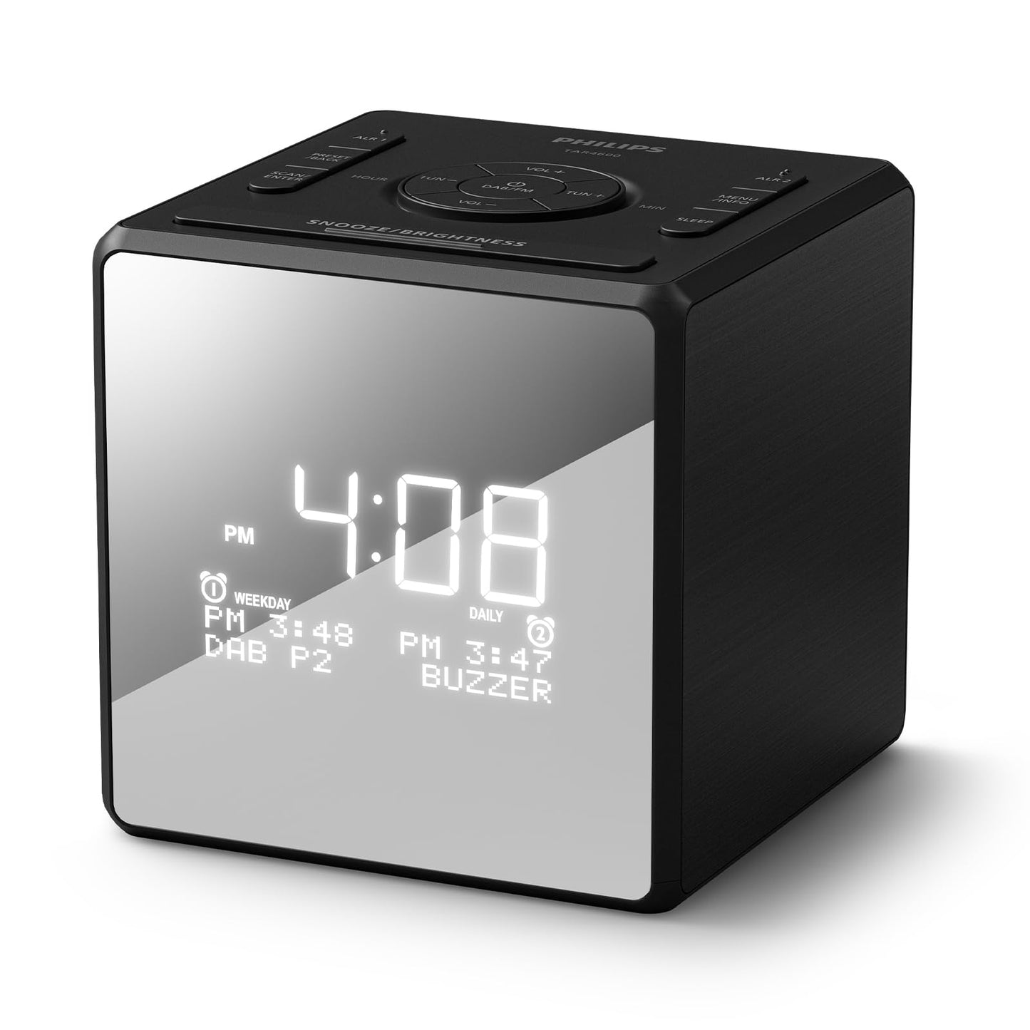 TAR4650 Uhrenradio mit Doppelweckfunktion