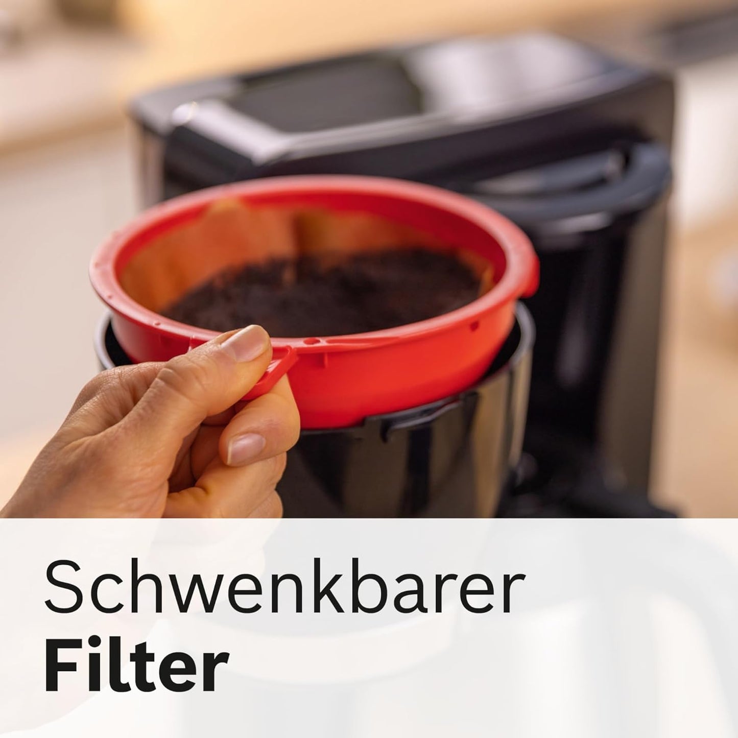 Filterkaffeemaschine MyMoment, Modern / Aromastufe / Schwarz / Edelstahl