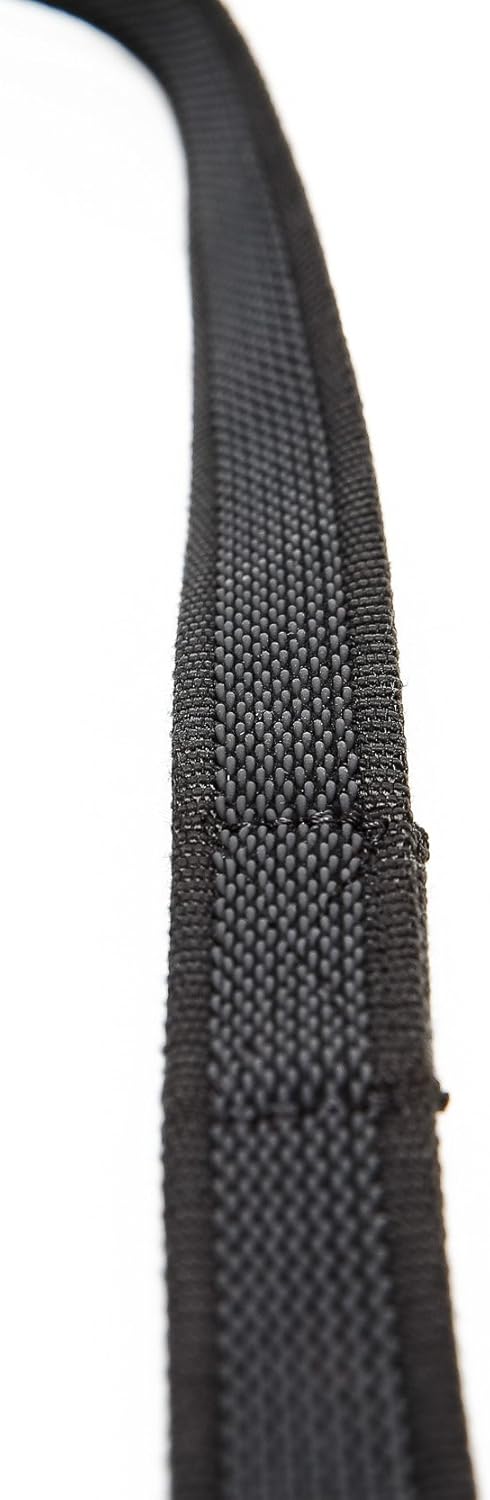 Color & Gray - gumierte Hundeleine mit Schlaufe, 10 m, Schwarz-Grau 20 mm x 10 m (mit Schlaufe)