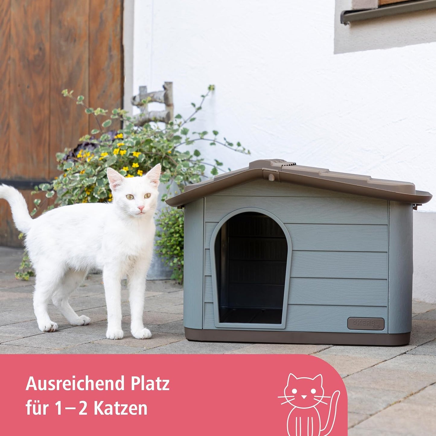 Katzenhaus Paola Eco, 60x51x41 cm