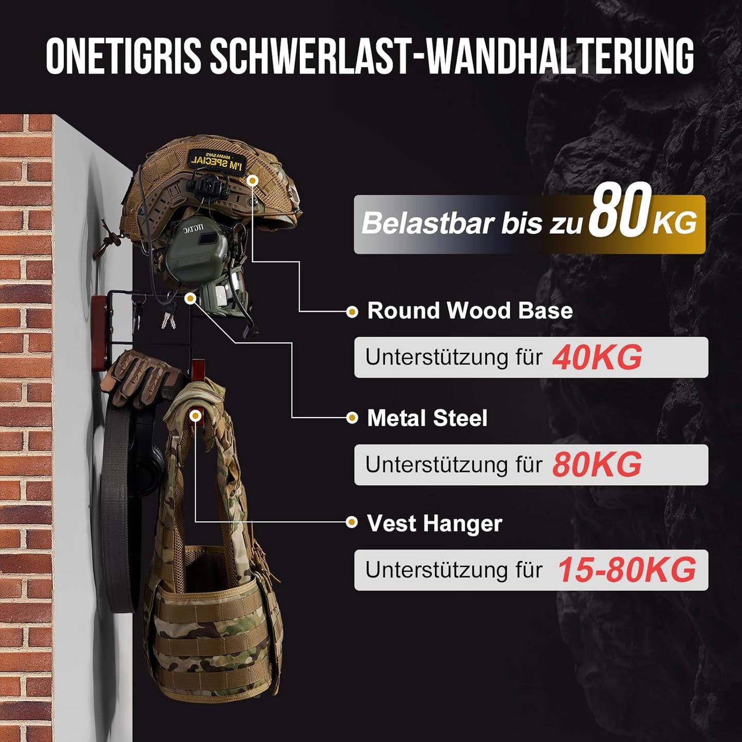 Helmhalterung Wand Ver. 2.0, WN