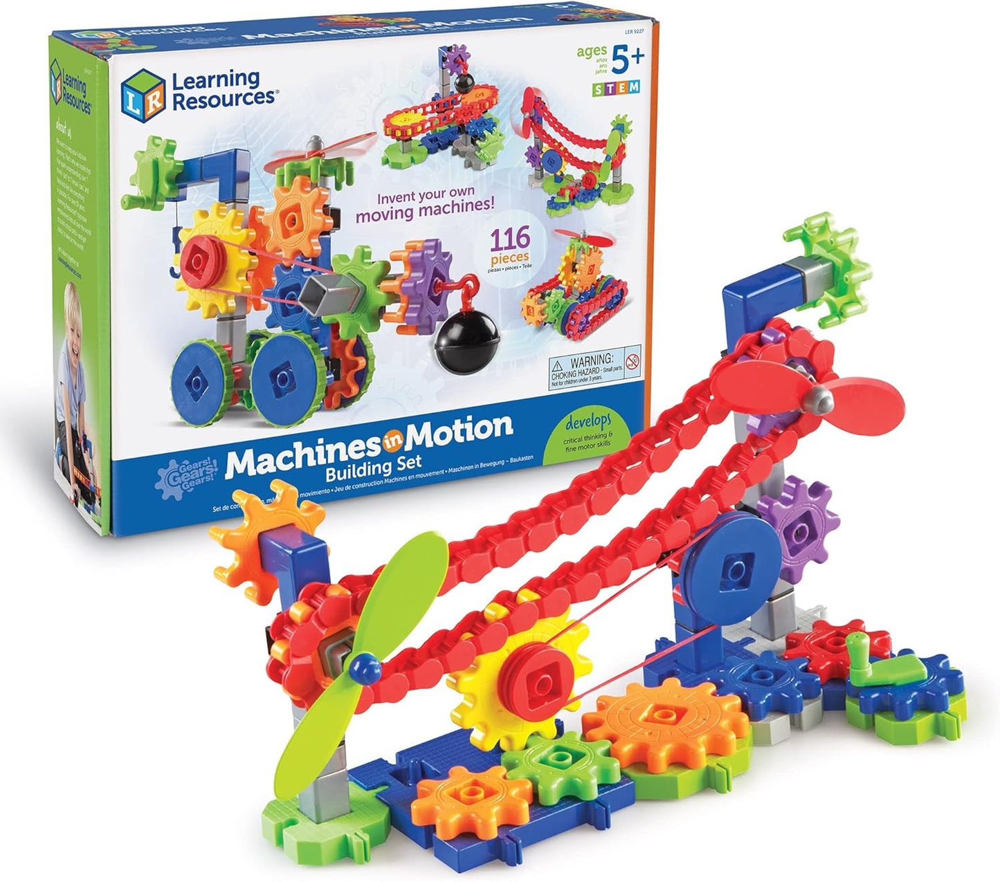 Gears! Gears! Gears! Maschinenbausatz (116 Teile)