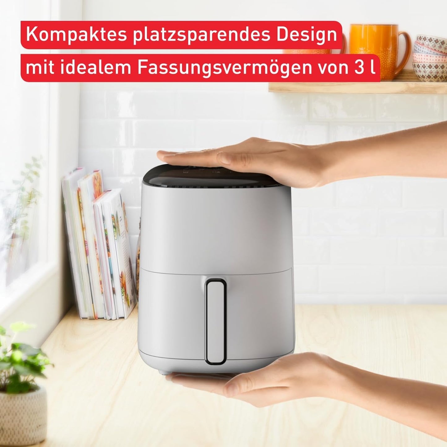 Easy Fry Compact Heissluftfritteuse, Compact 3 L