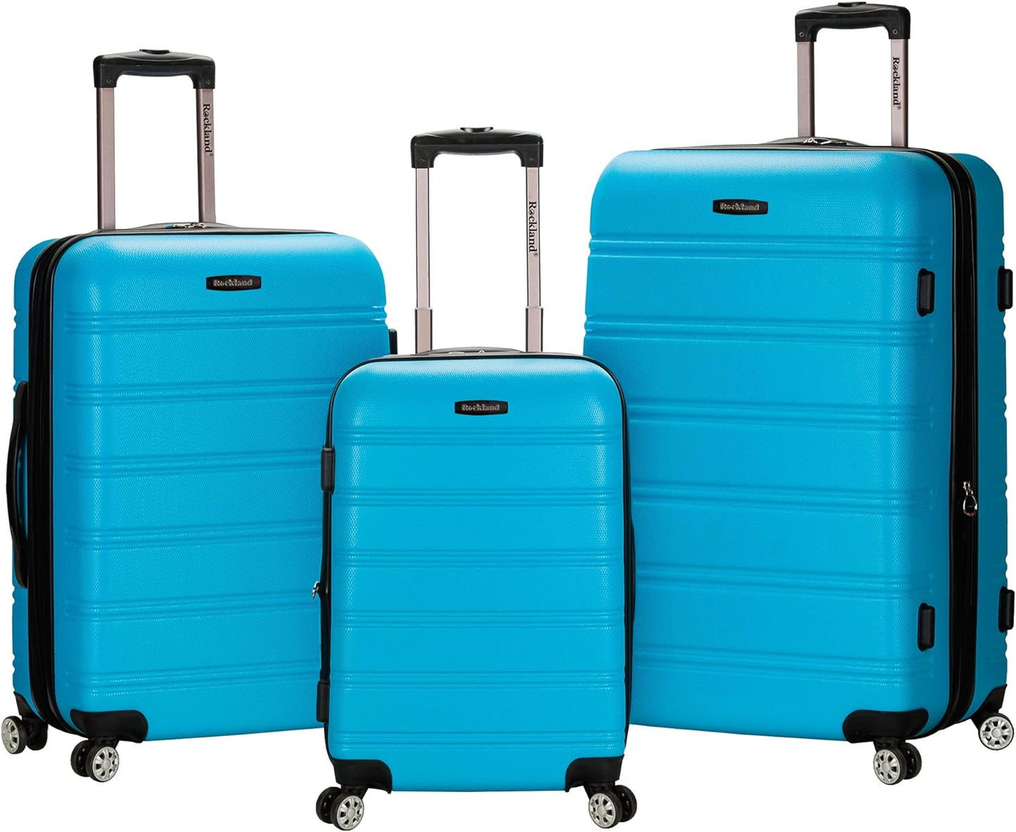 Reisekoffer Set, 3-Piece Set (20/24/28), Türkis/Ausflug, Einfarbig (Getaway Solids)
