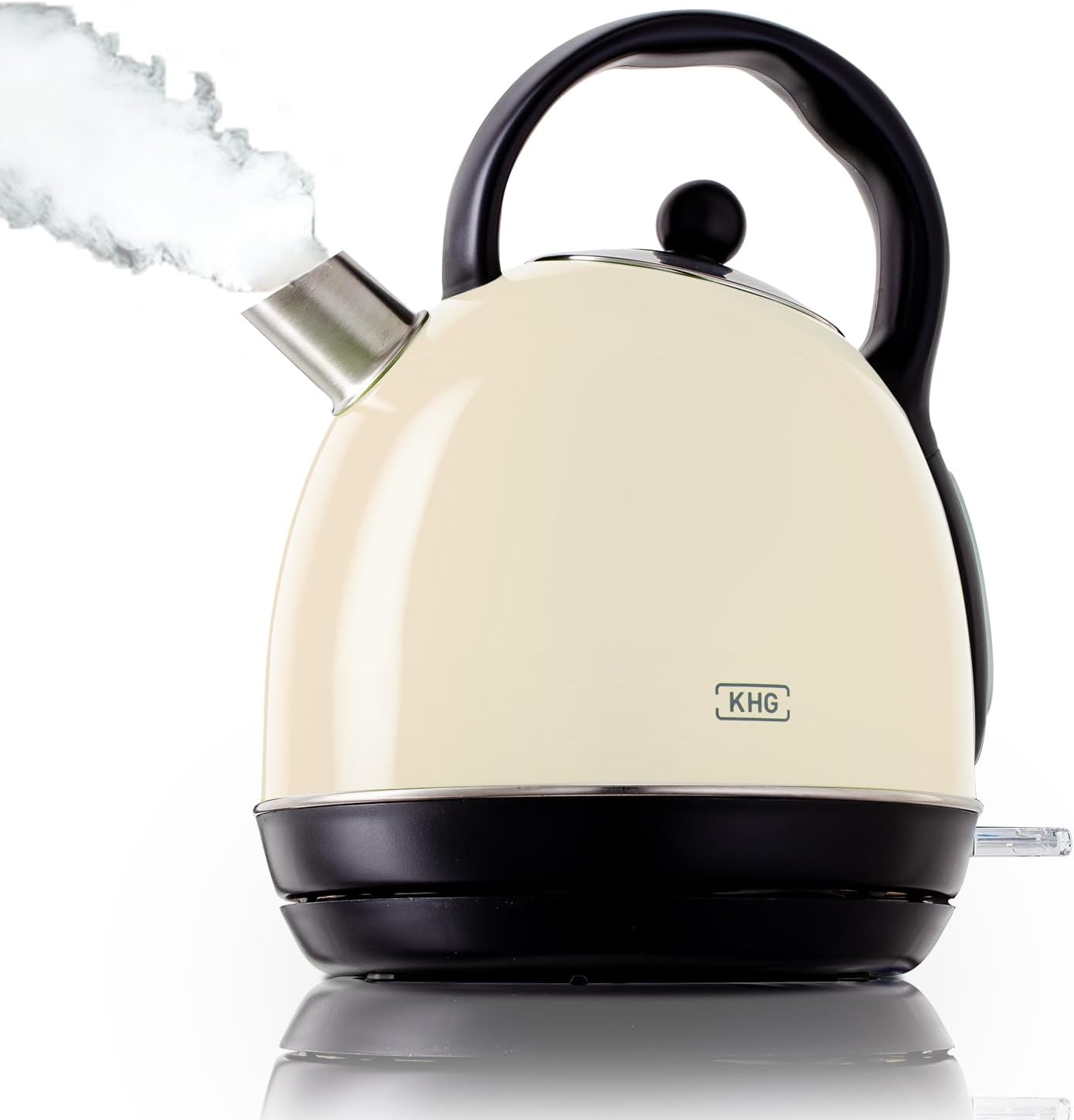 WK-1711 Kessel-Wasserkocher Retro, Creme