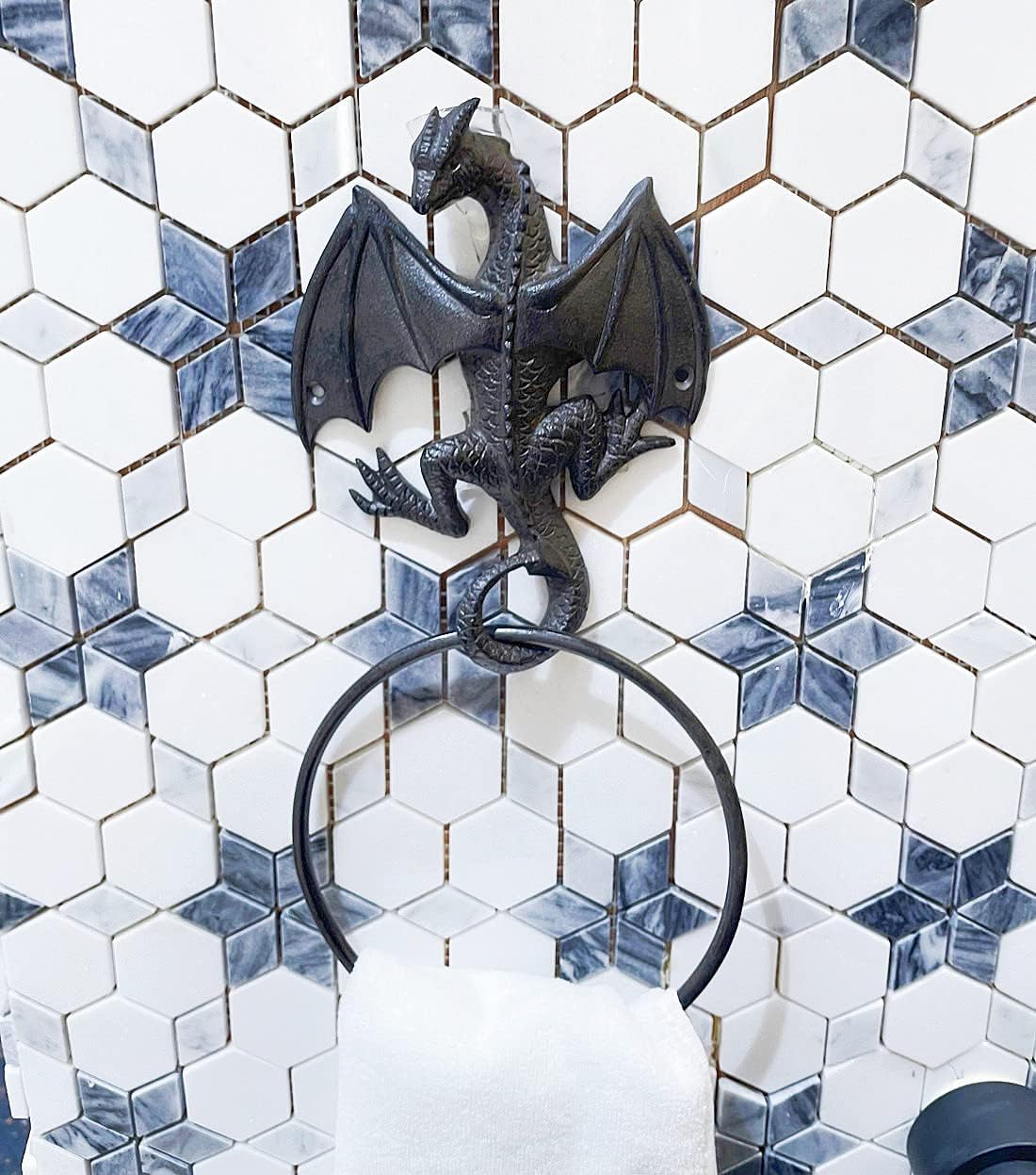 Gothic Dragon Badezimmer-Set, Drachenhalter Set