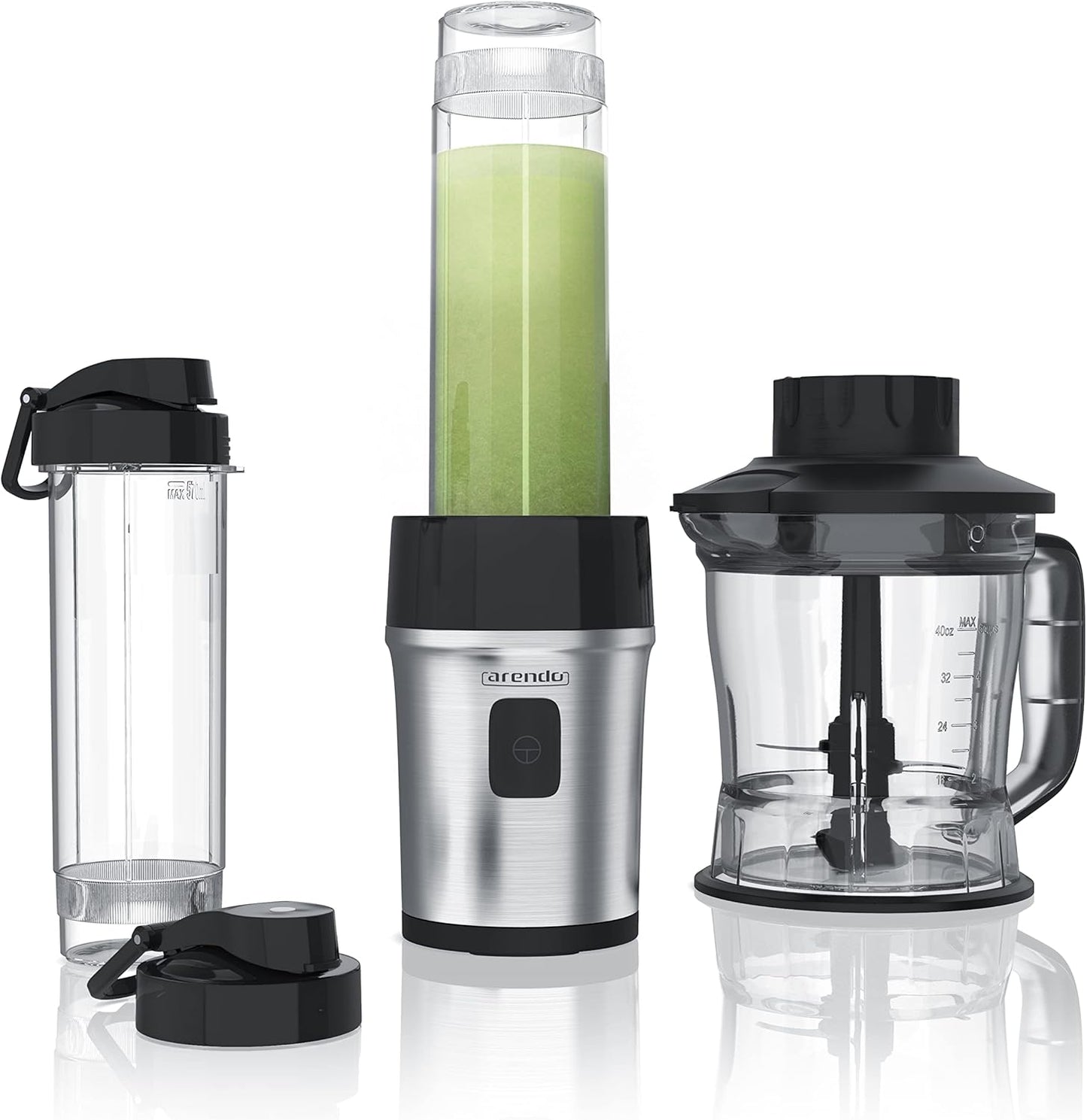 2in1 Standmixer mit Smoothie-Behältern