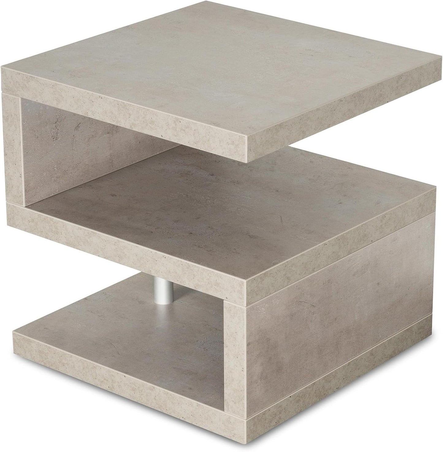 Couchtisch Sigi in Betonoptik (44 x 44 x 44 cm), Betonoptik