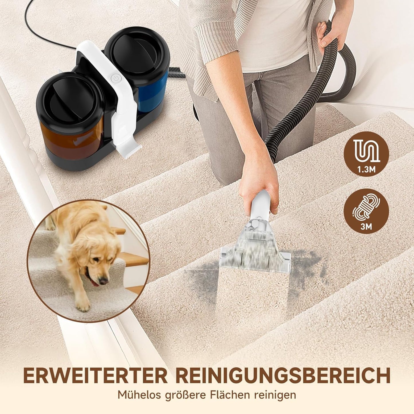 Polster- und Teppichreiniger