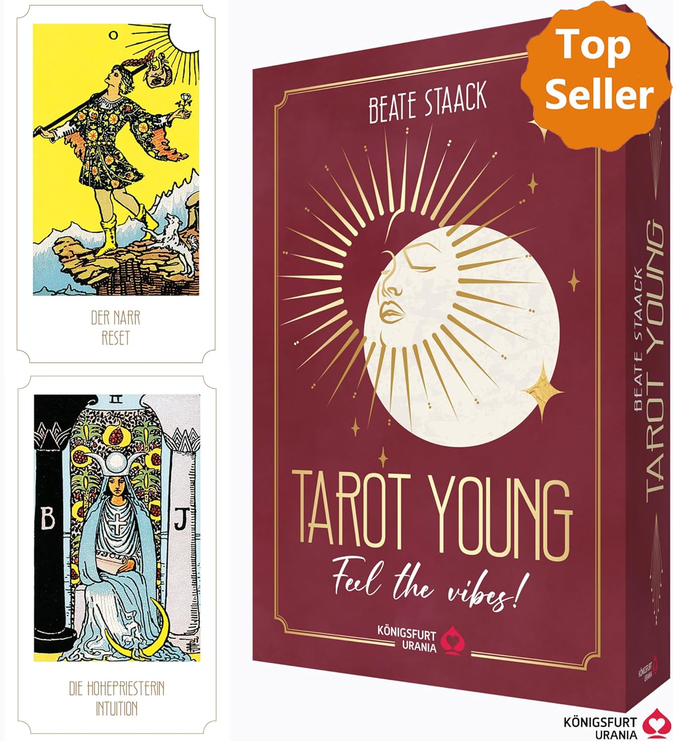 Tarot Young - Feel the vibes, Gebundenes Buch
